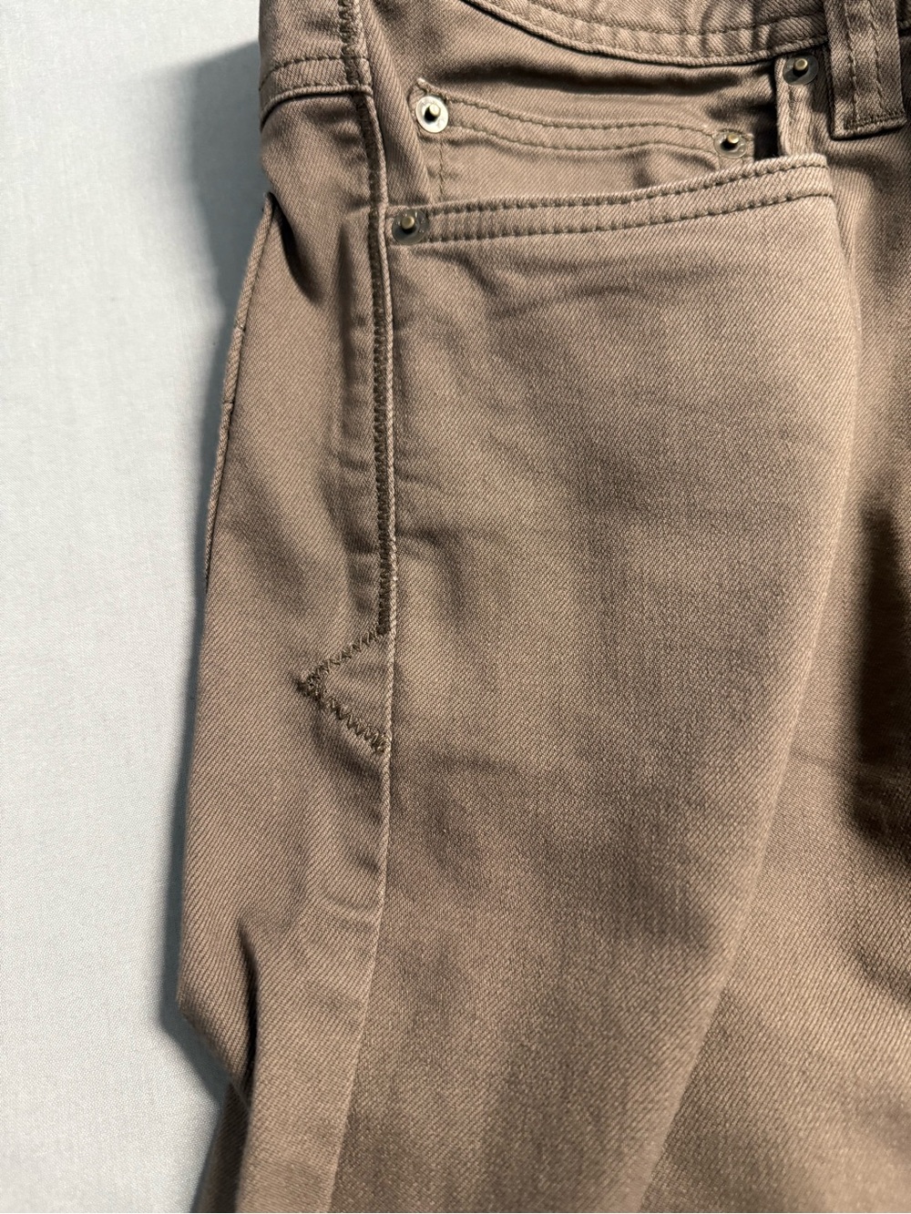 Prana Slim Fit Pants Men’s Size 30x32 Brown 5-Pocket Stretch Casual Chino Jeans - Picture 5 of 14